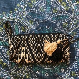 Soft Aztec Print Cosmetic Case